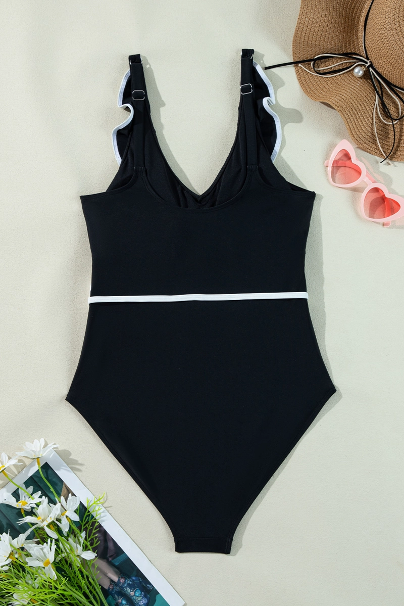 TRAJE DE BAÑO SHAPE CONTROL VUELOS ESCOTE CRUZADO GLORIAHOON - 5