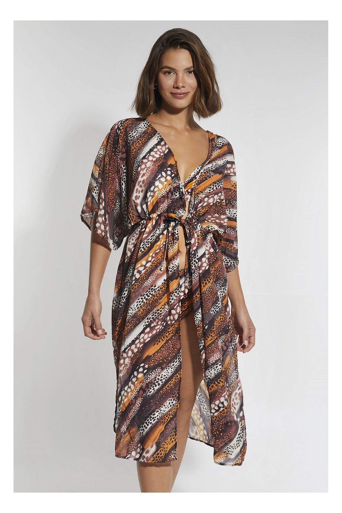 DOCOR ESPAÑA KIMONO CAMISOLA MUJER DISEÑO AFRICA - 3
