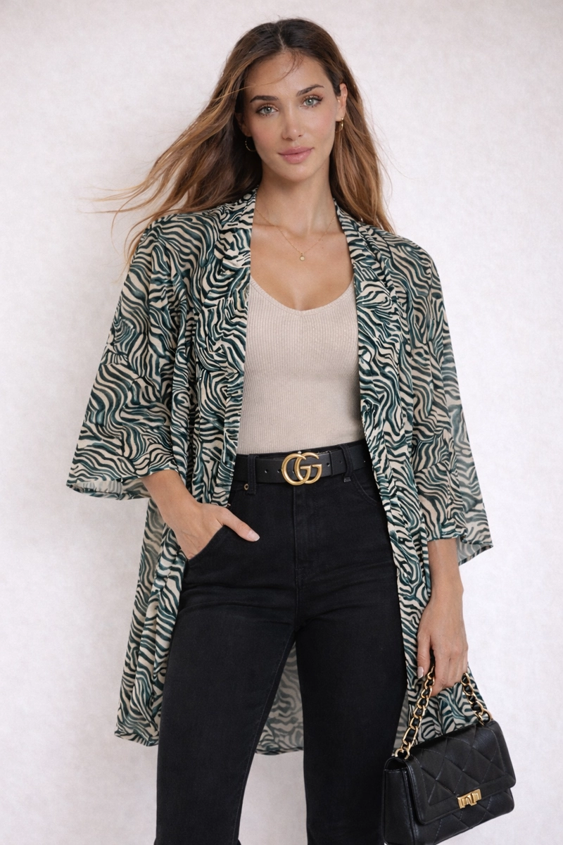 DOCOR ESPAÑA KIMONO CAMISOLA MUJER DISEÑO PRINT - 5