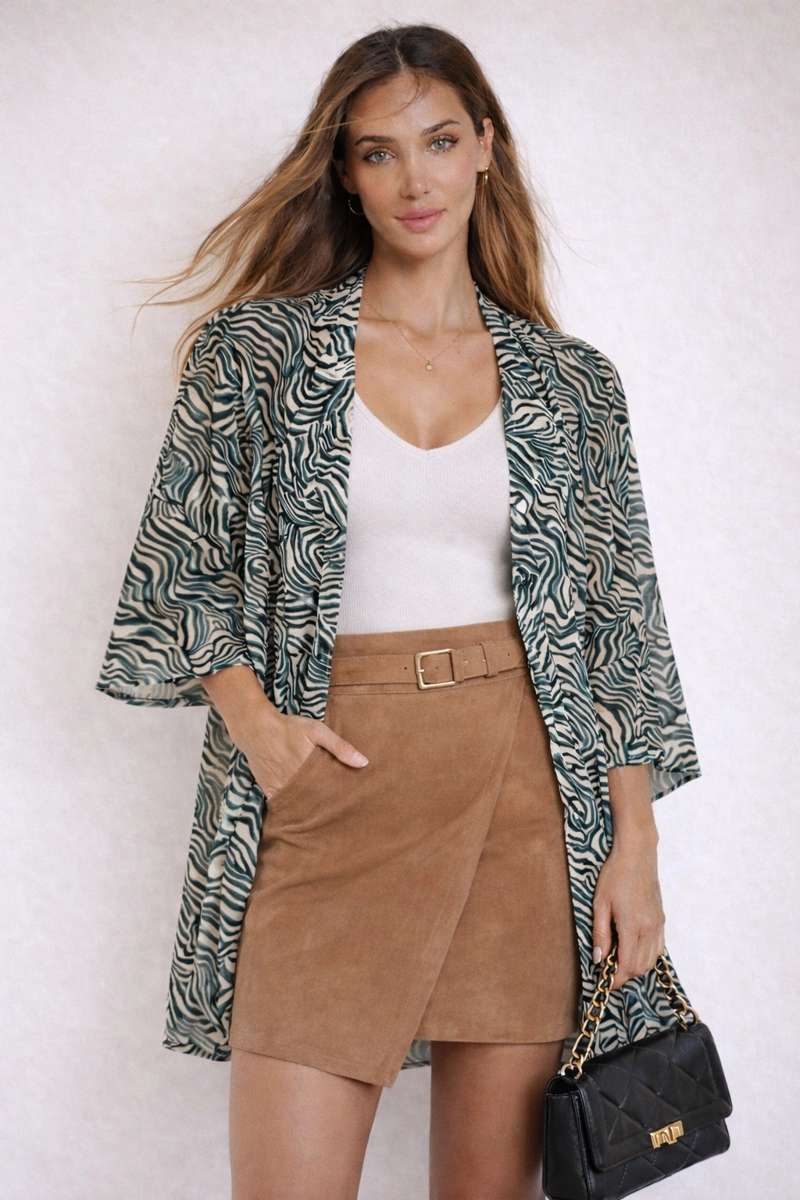 DOCOR ESPAÑA KIMONO CAMISOLA MUJER DISEÑO PRINT - 8