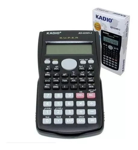 CALCULADORA CIENTÍFICA FORSELLING ESCOLAR 240 FUNCIONES TAPA PROTECTORA COLOR NEGRO - 1