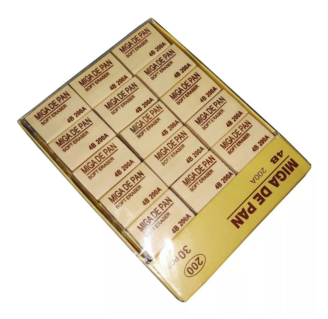 SET PACK FORSELLING 30 UNIDADES GOMA DE BORRAR LAPIZ GRAFITO NO MANCHAN - 1