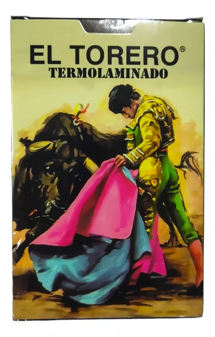 NAIPE ESPAÑOL TERMOLAMINADO DE LUJO EL TORERO 40 NAIPES - 2