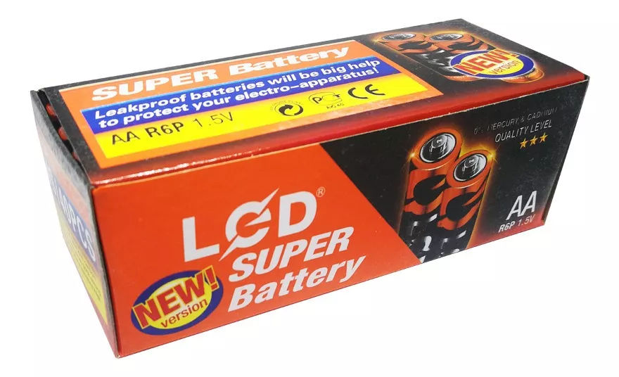 CAJA PACK 40 PILAS AA DOBLE A MARCA LCD 1.5V / FORSELLING - 2