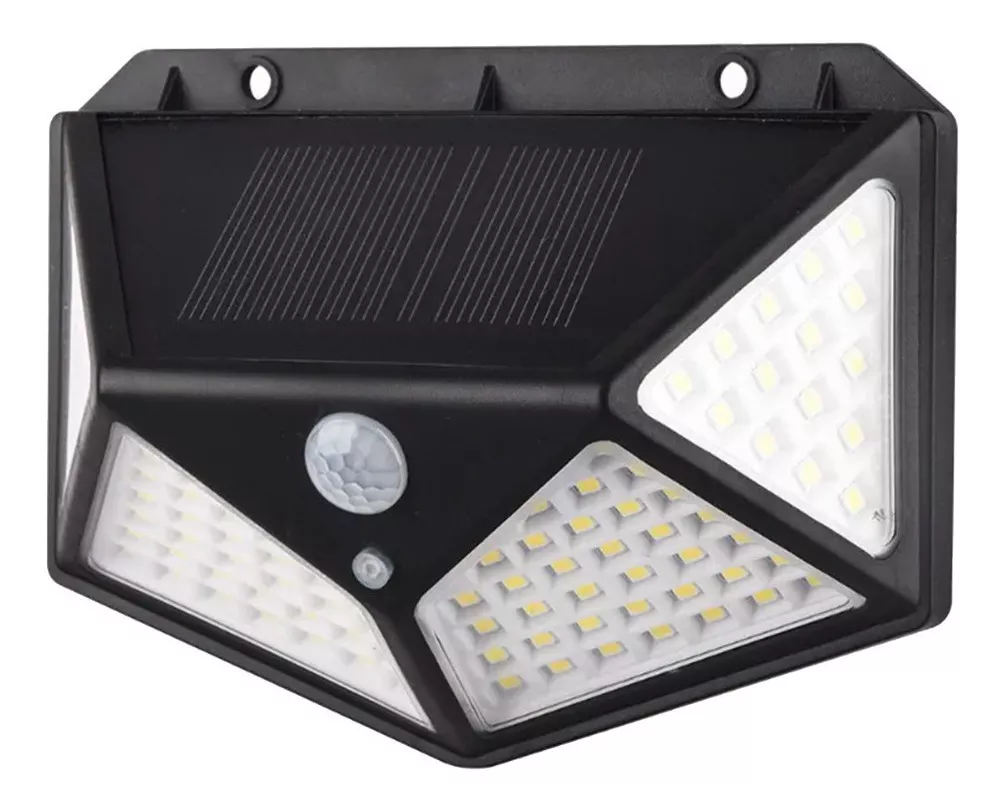 LUZ LED SOLAR PARED PATIO PASILLO SEN MOVIMIENTO RECARGABLE - 1