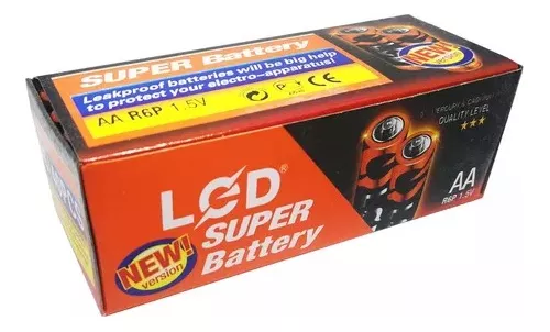 CAJA PACK 40 PILAS AA DOBLE A MARCA LCD 1.5V / FORSELLING - 2