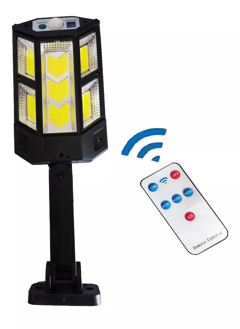 LED EXTERIOR PARED SENSOR DE MOVIMIENTO CONTROL REMOTO SOLAR - 2