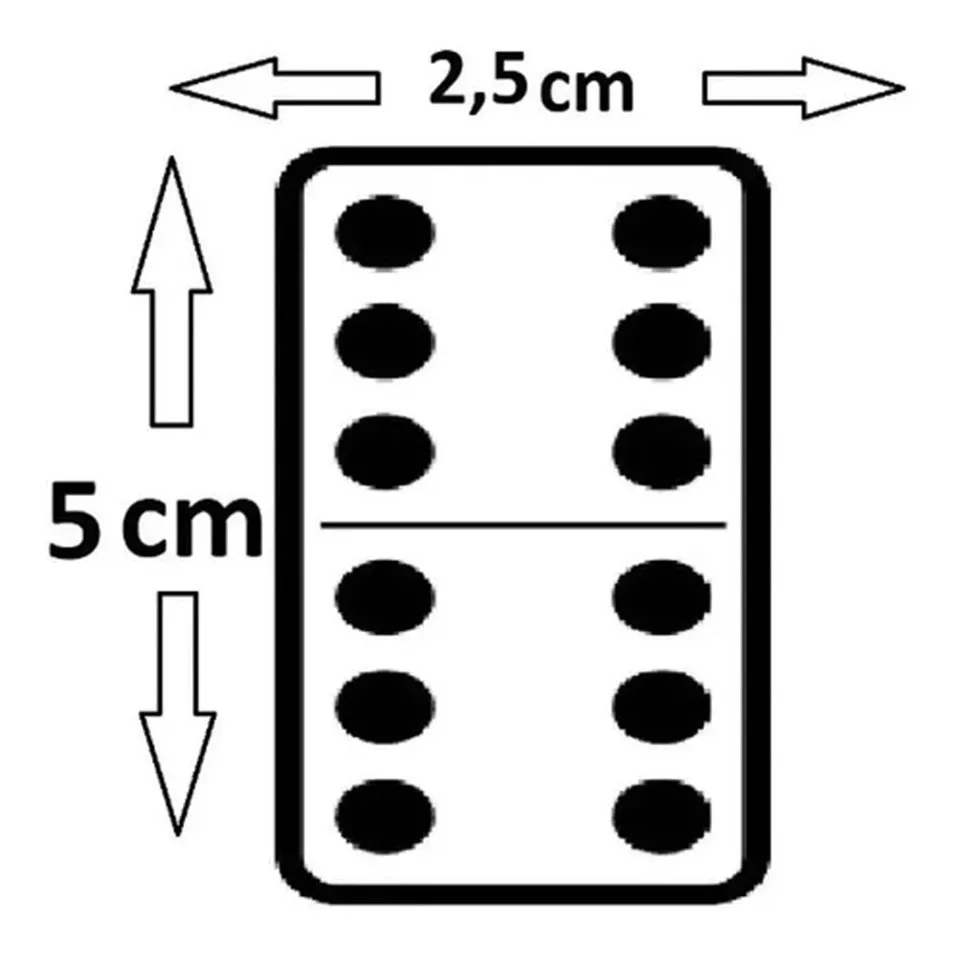 SET DOMINO CON CAJA DURA ACOLCHADA 28PCS - 3