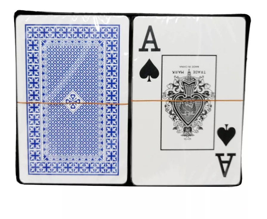 BARAJA NAIPE INGLES CARTA PLASTICA - 1