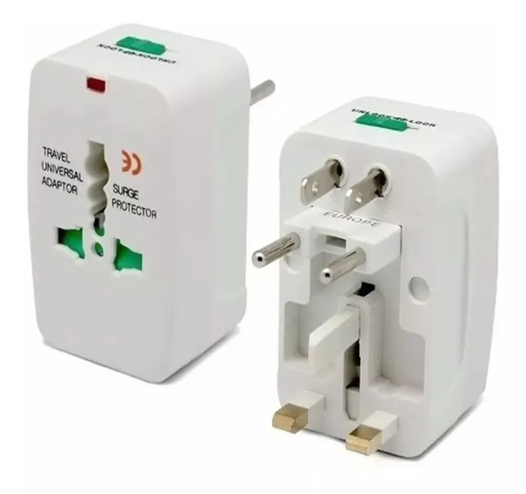 ADAPTADOR ENCHUFE UNIVERSAL DE VIAJERO INTERNACIONAL VIAJES - 3