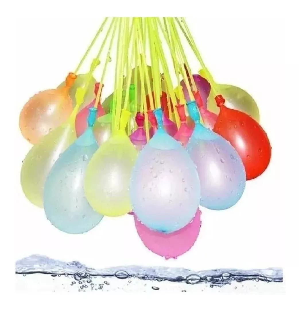 GLOBOS DE AGUA 111 BOMBITAS 3 RAMOS LLENADO RAPIDO - 3