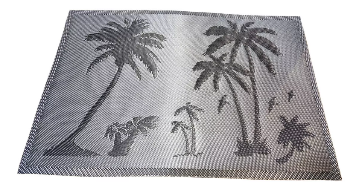 SET PACK 6 UNIDADES INDIVIDUALES MESA LAVABLES TEXTURIZADOS - 1