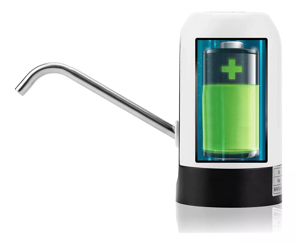 BOMBA DISPENSADOR RECARGABLE USB PARA BIDONES DE AGUA - 3