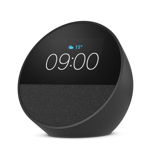 ALEXA ECHO SPOT AMAZON NEGRO - 1