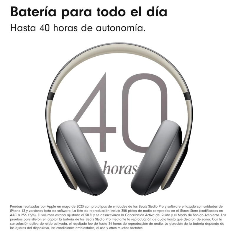 AUDIFONOS BEATS STUDIO PRO - GRIS - 2