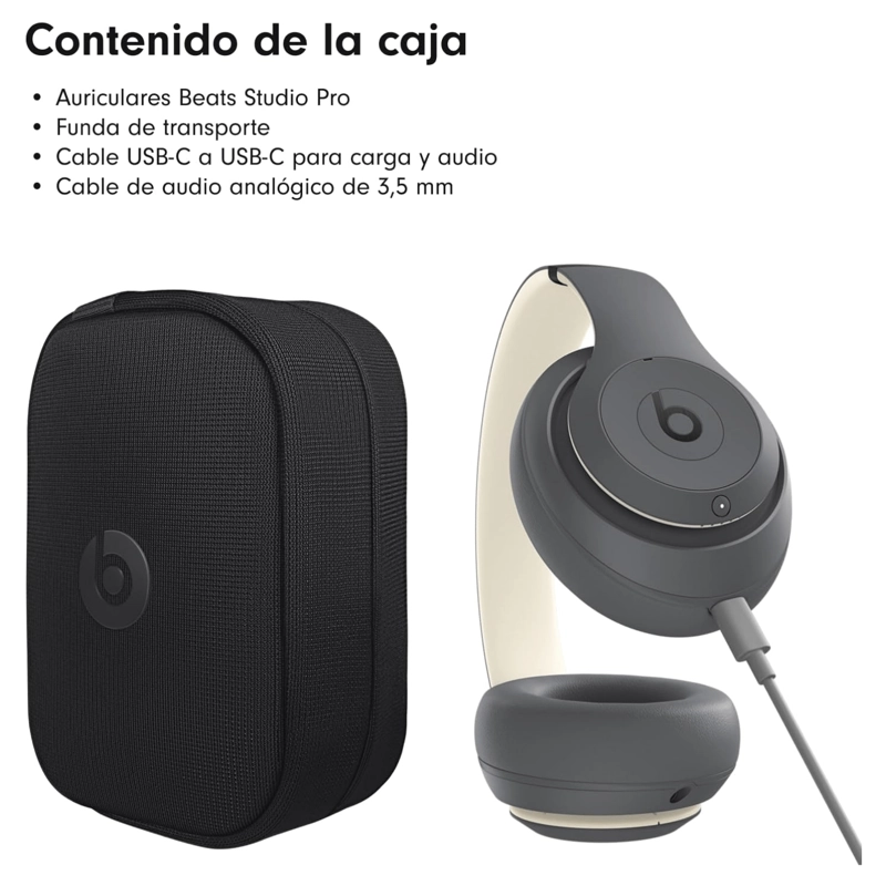 AUDIFONOS BEATS STUDIO PRO - GRIS - 6
