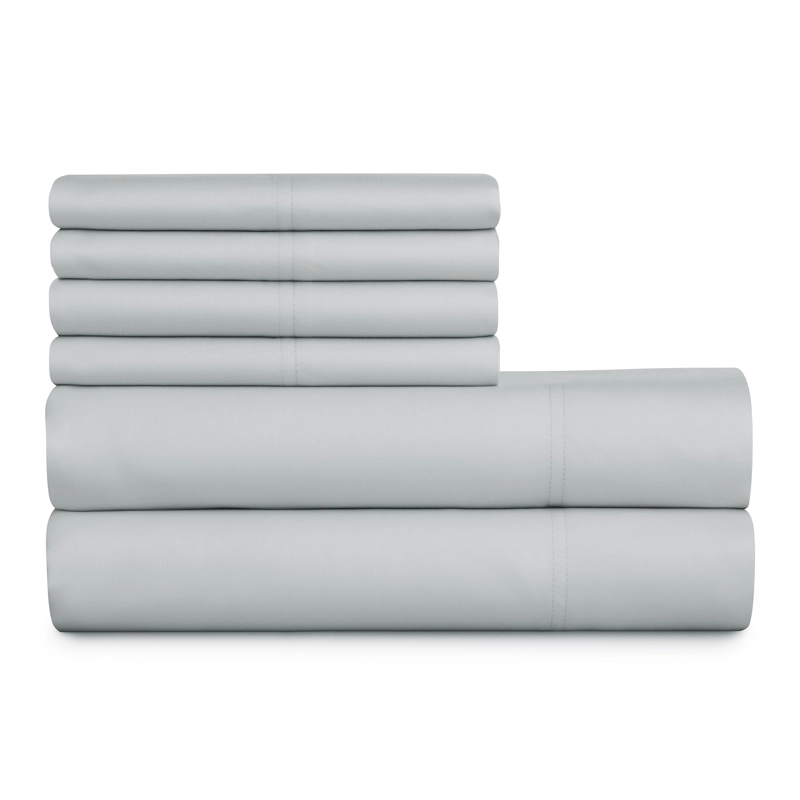 JUEGO DE SABANAS HOTEL STYLE KING 1000 HILOS - GRIS - 1