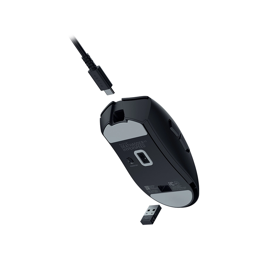 MOUSE RAZER DEATHADDER V3 HYPERSPEED - NEGRO - 5