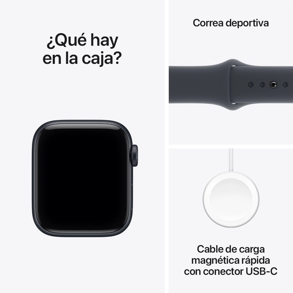 APPLE WATCH SE 3 40MM ALUMINIO GPS SPORT BAND SM MIDNIGHT - 9