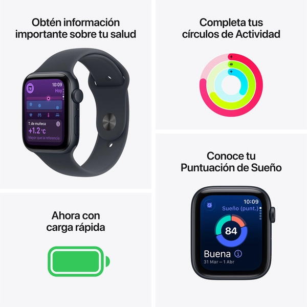 APPLE WATCH SE 3 40MM ALUMINIO GPS SPORT BAND SM STARLIGHT - 4