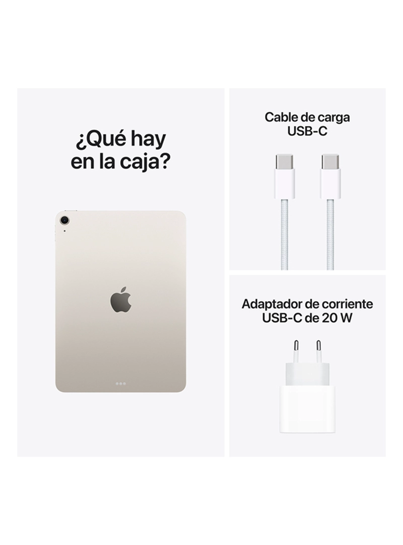 APPLE IPAD AIR 11' M3 256GB WIFI - STARLIGHT - 4
