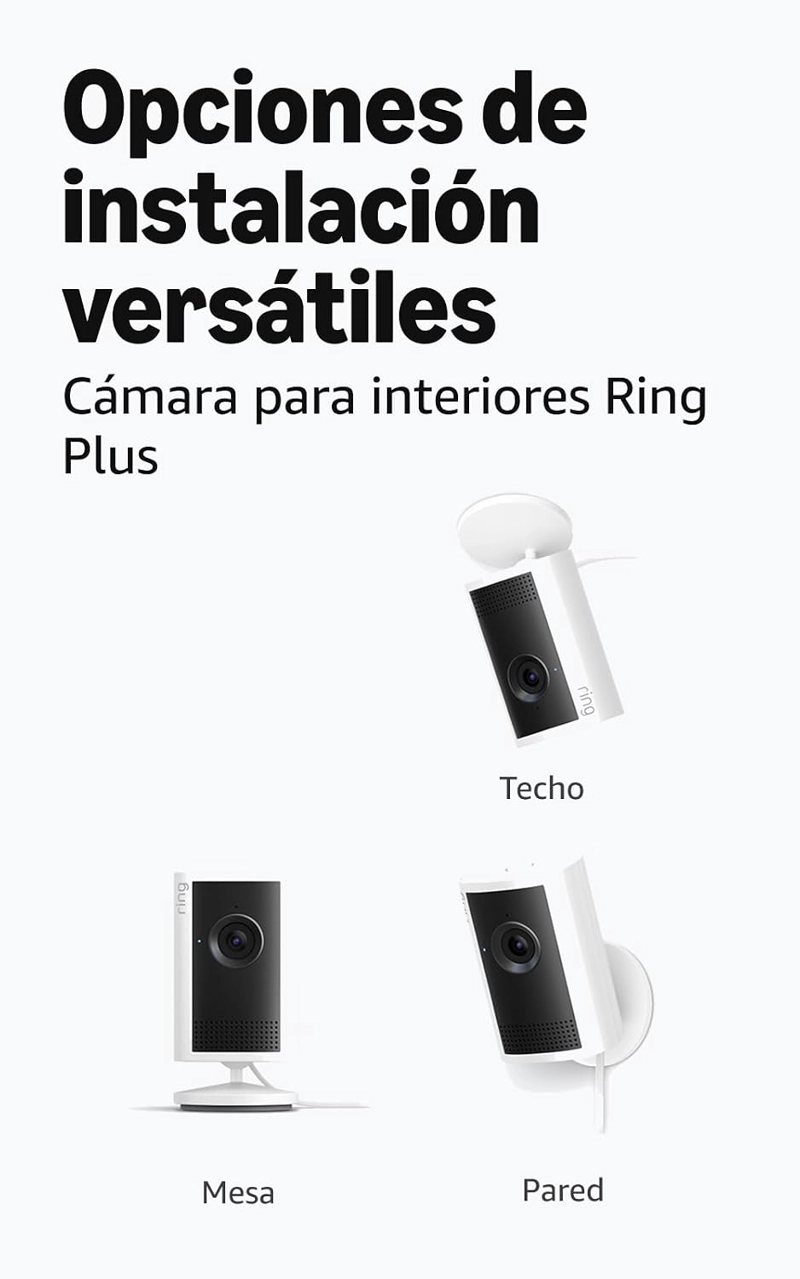 CAMARA DE SEGURIDAD RING BATTERY DOORBELL CON INDOOR CAM PLUS BLANCA - 8