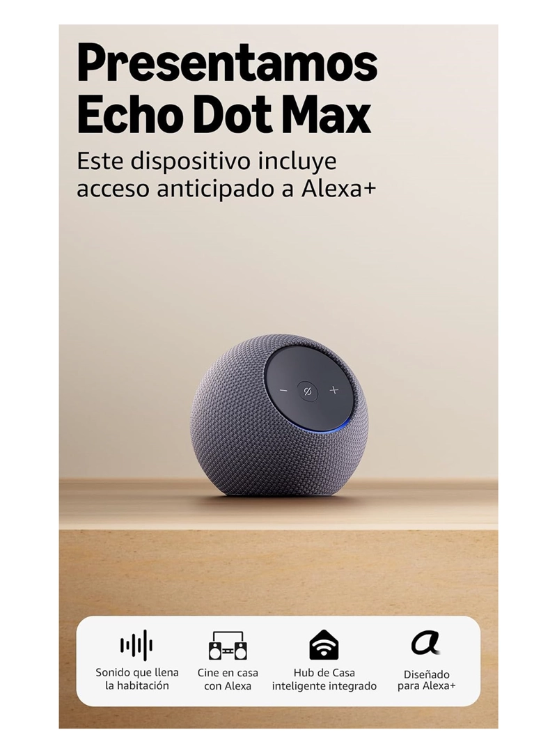 AMAZON ECHO DOT MAX GRAFITO - 2