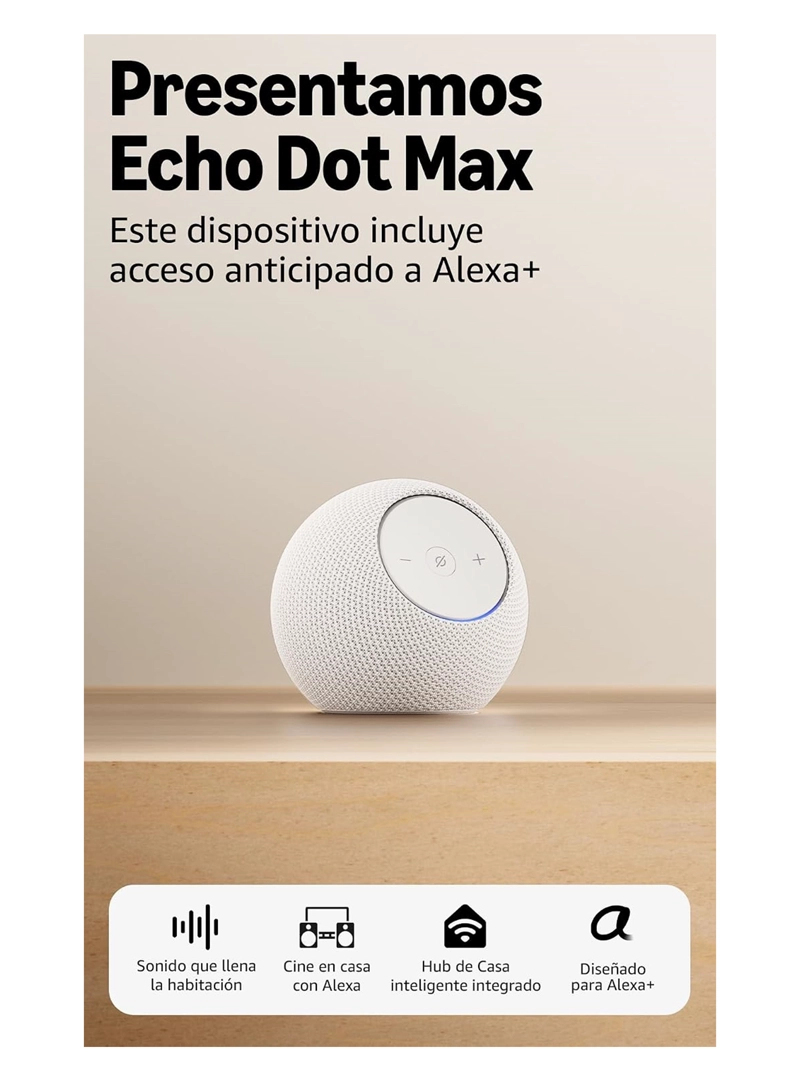 AMAZON ECHO DOT MAX BLANCO - 2