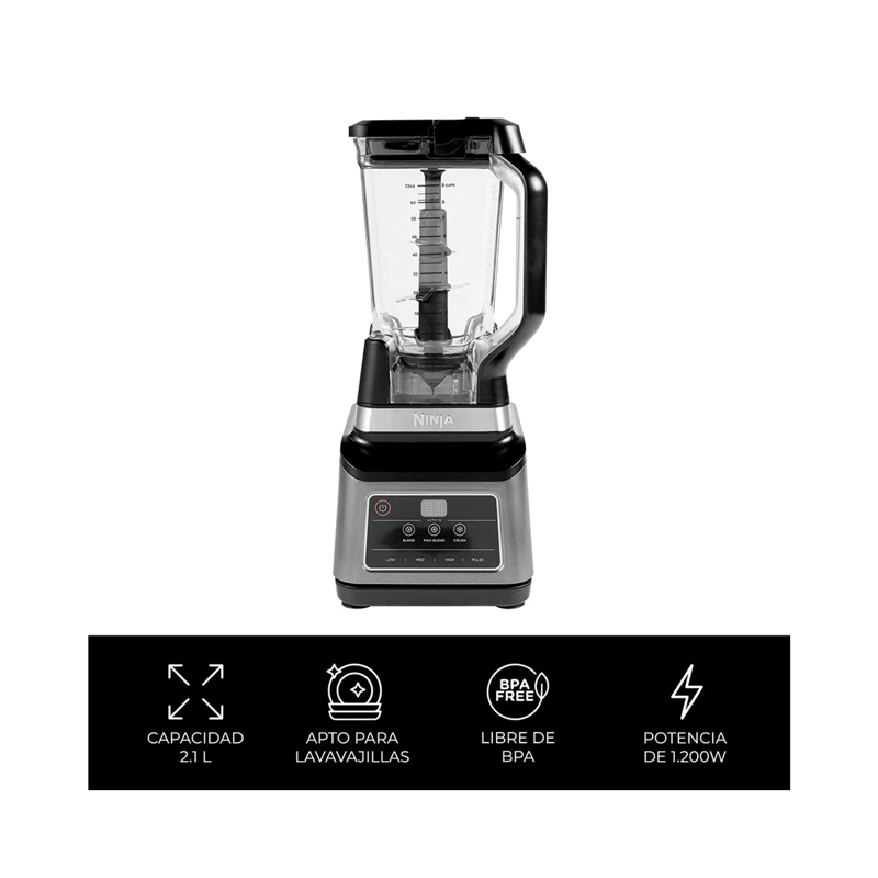LICUADORA NINJA PROFESIONAL BLENDER 2-EN-1 BN750 - 3