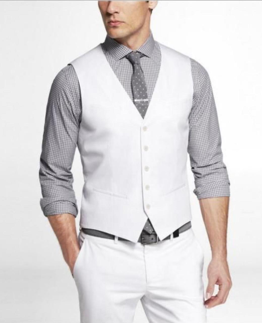 TOP VENTA CHALECO GILETTE TRAJE DE VESTIR PARA HOMBRE - 1