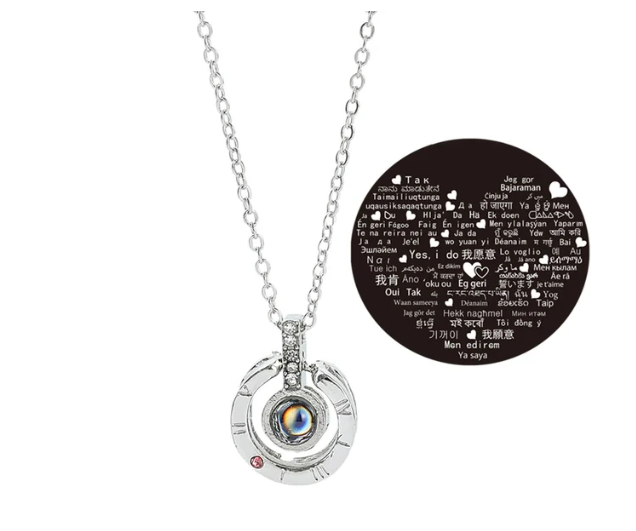 COLLAR PARA PAREJAS O MEJORES AMIGOS MODELO CIRCULAR - 2