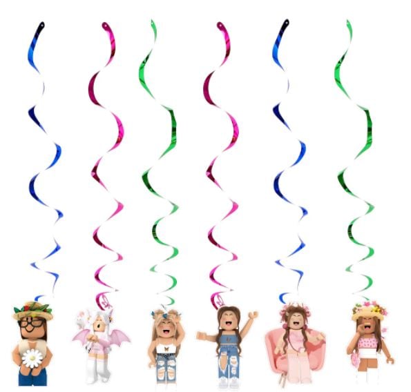 SET DECORACIÓN CUMPLEAÑOS ROBLOX NIÑA - 3