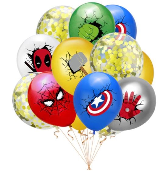 SET DECORACIÓN CUMPLEAÑOS AVENGERS - 2