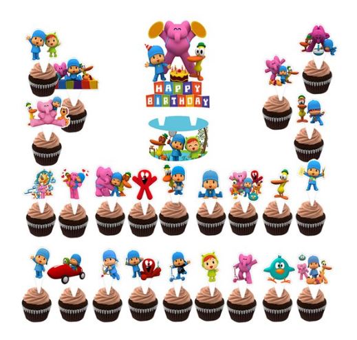 SET DECORACIÓN CUMPLEAÑOS POCOYO - 3