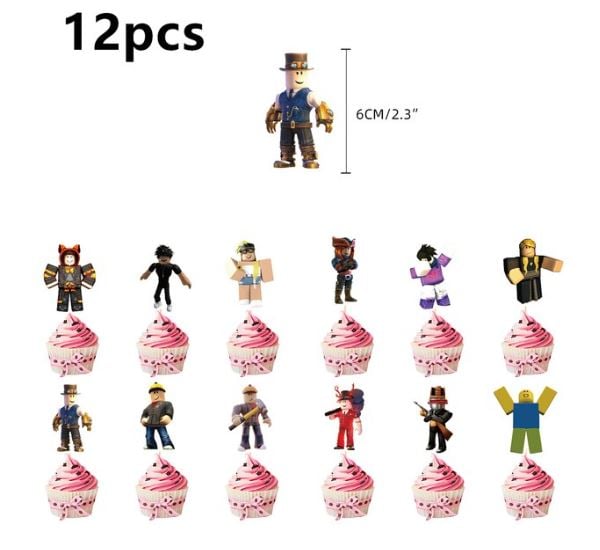 SET DECORACIÓN CUMPLEAÑOS ROBLOX - 2