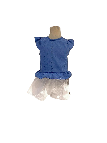 BLUSA BRODERI AZUL - 1