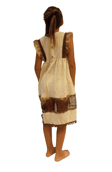 VESTIDO NATURAL COMBINADO - 4