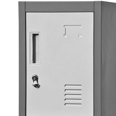LOCKER METALICO 2 CUERPOS SIMPLES - 2 PUERTAS - 2