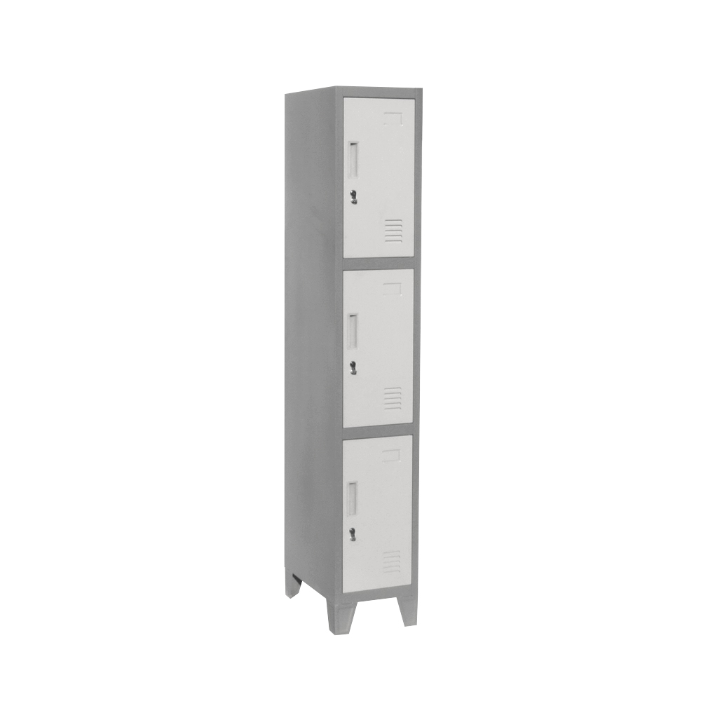 LOCKER METALICO 1 CUERPO TRIPLE | 03 PUERTAS - 1