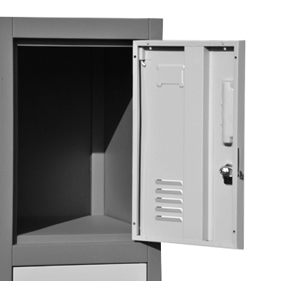 LOCKER METALICO 1 CUERPO TRIPLE | 03 PUERTAS - 2