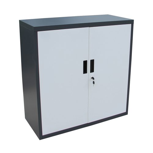 GABINETE METÁLICO BAJO DE OFICINA 2 PUERTAS - 1