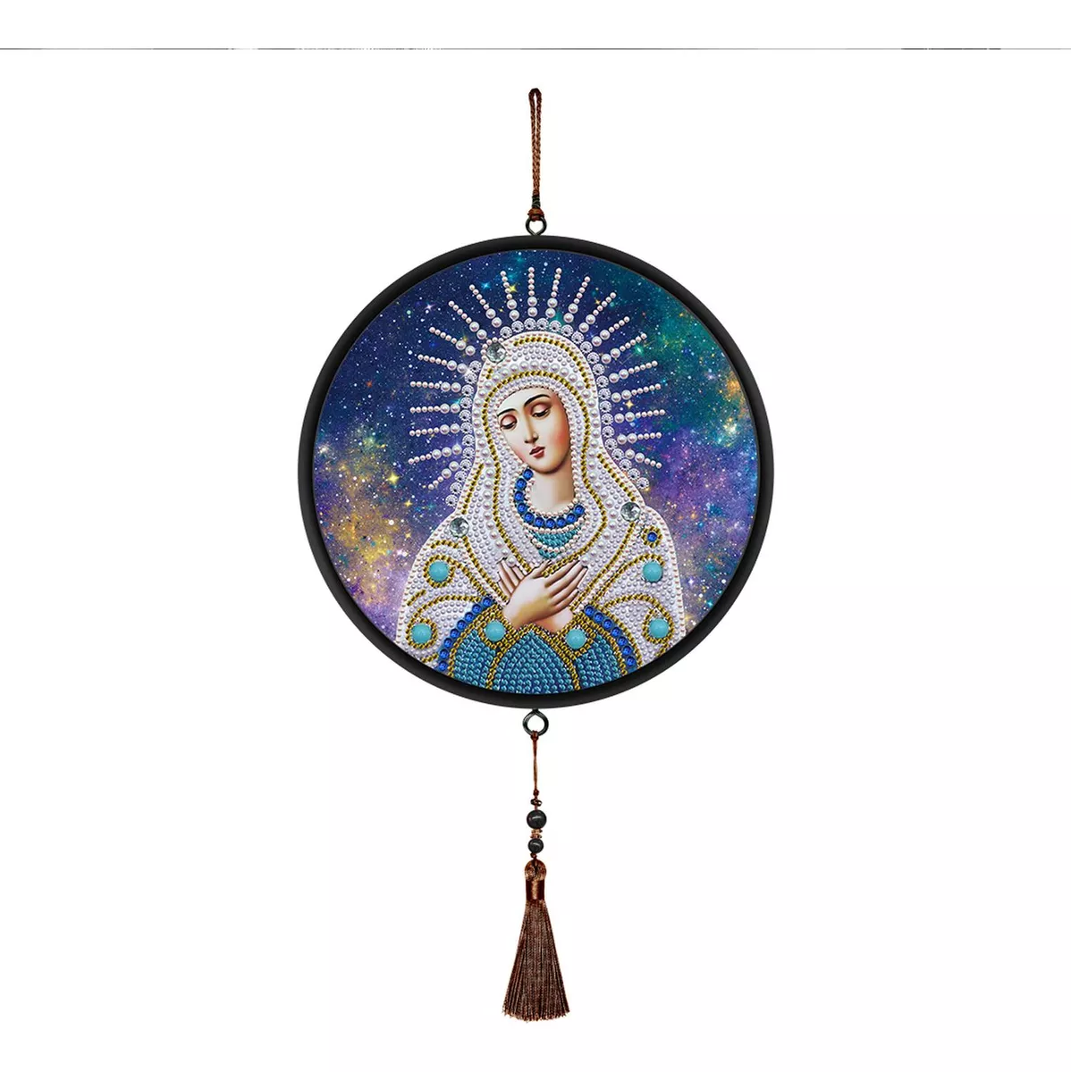 5D Diamante Pintura Virgen Cruz Puntada DIY Decoración De Pared Religiosa # 3A Perfecl Punto De