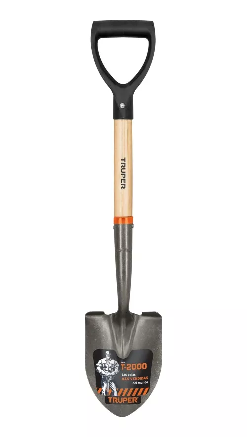 PALA CAJUELERA REDONDA M/MADERA MARCA TRUPER (TR-BY) - 1