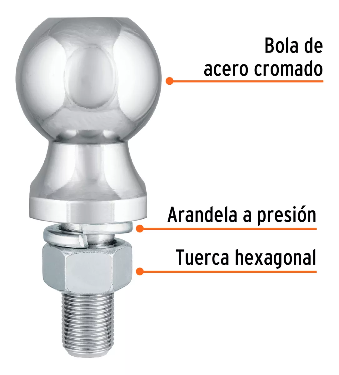 BOLA DE ARRASTRE 3.500 LBS MARCA TRUPER (BOLA-35) - 4
