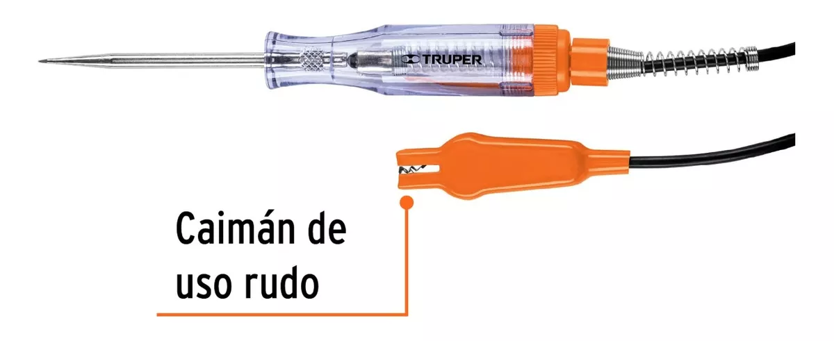 PROBADOR DE CORRIENTE DIRECTA 1.5 MT MARCA TRUPER PROCO-20X - 2