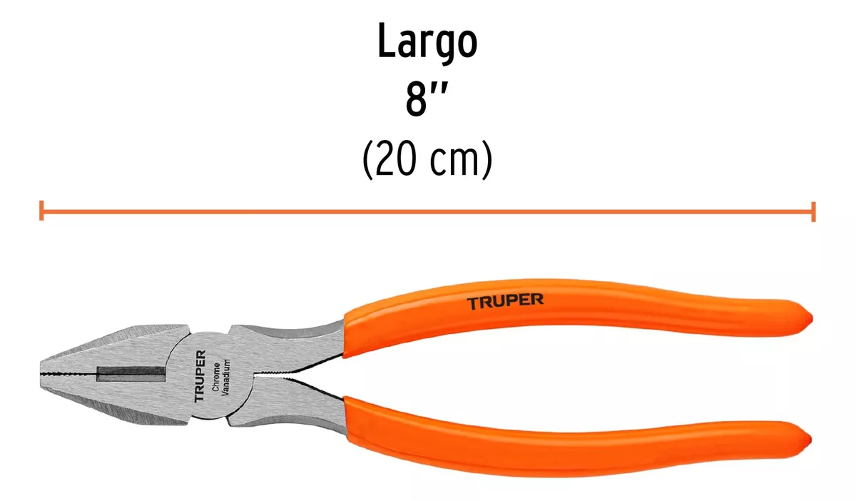 ALICATE MODELO AMERICANO 8 MARCA TRUPER - 2