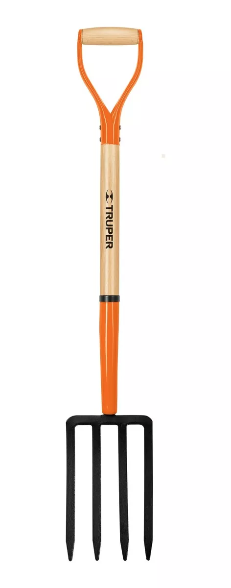 HORQUETA 4 GANCHOS TIERRA C/MANGO 30 MARCA TRUPER - 1