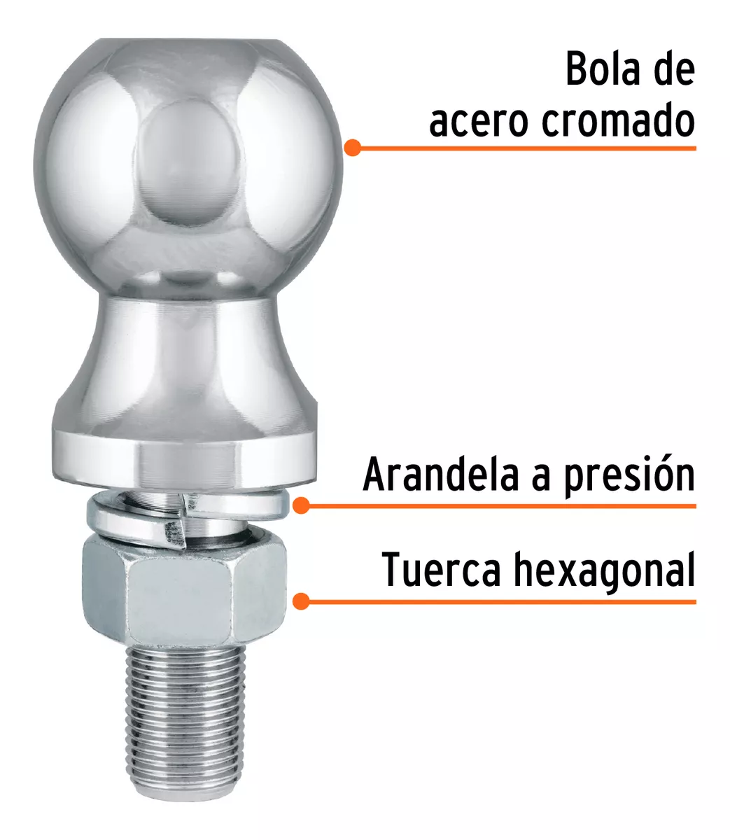 BOLA DE ARRASTRE 2.000 LBS MARCA TRUPER (BOLA-20) - 5