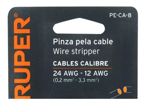 ALICATE PELACABLE APRIETA TERMINALES 8 PULGADAS TRUPER - 1