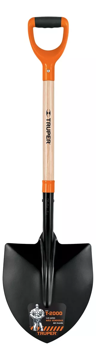 PALA PUNTA HUEVO M/MADERA PUÑO MARCA TRUPER - 1